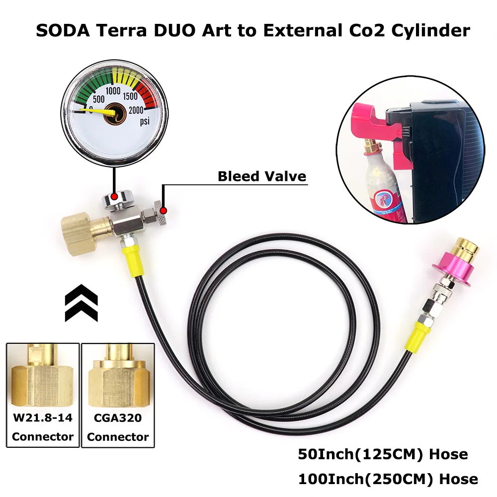 Sodastream DUO Art kit de adaptador CO2 - desconexión rápida