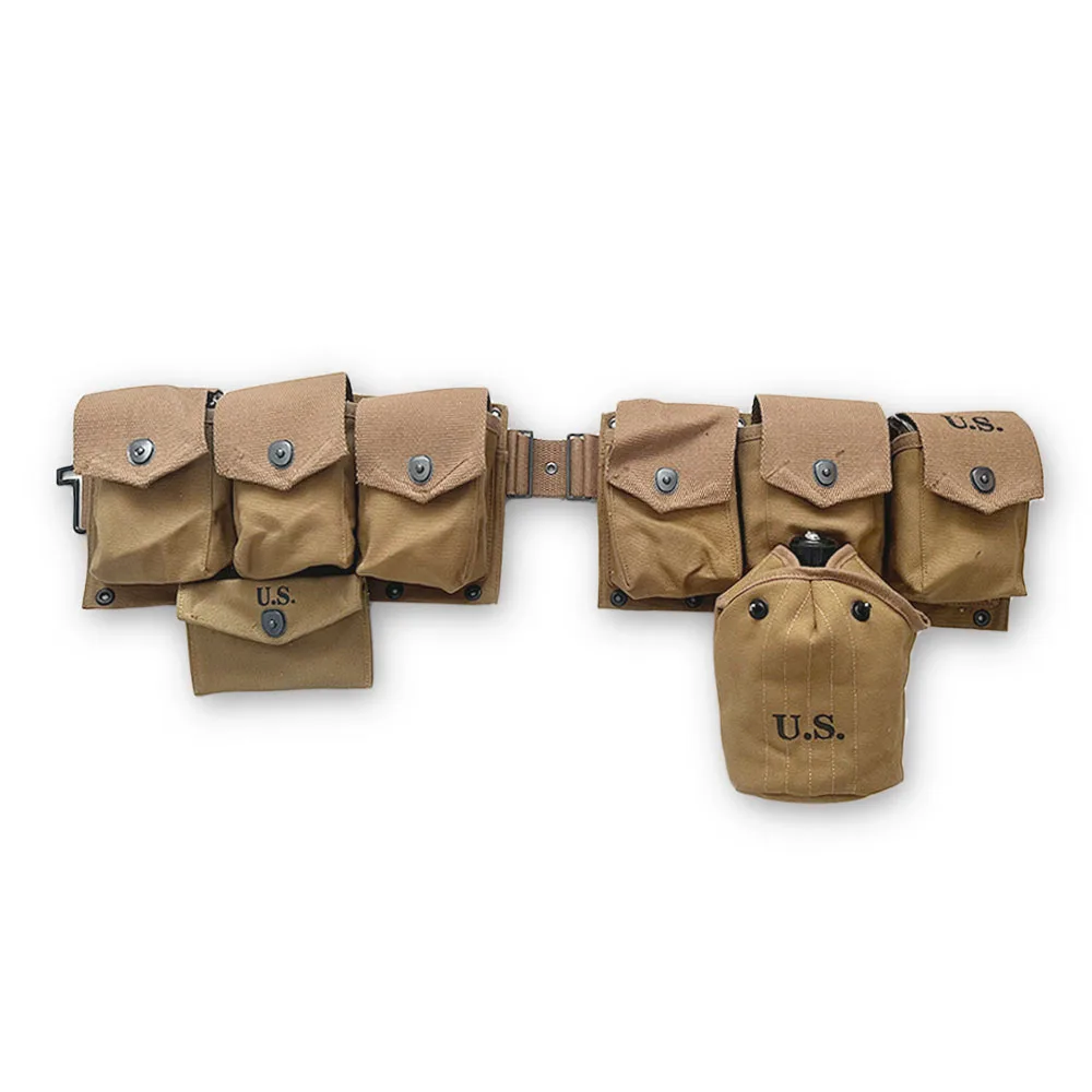 Mochila militar M36 lona WW2 réplica histórica