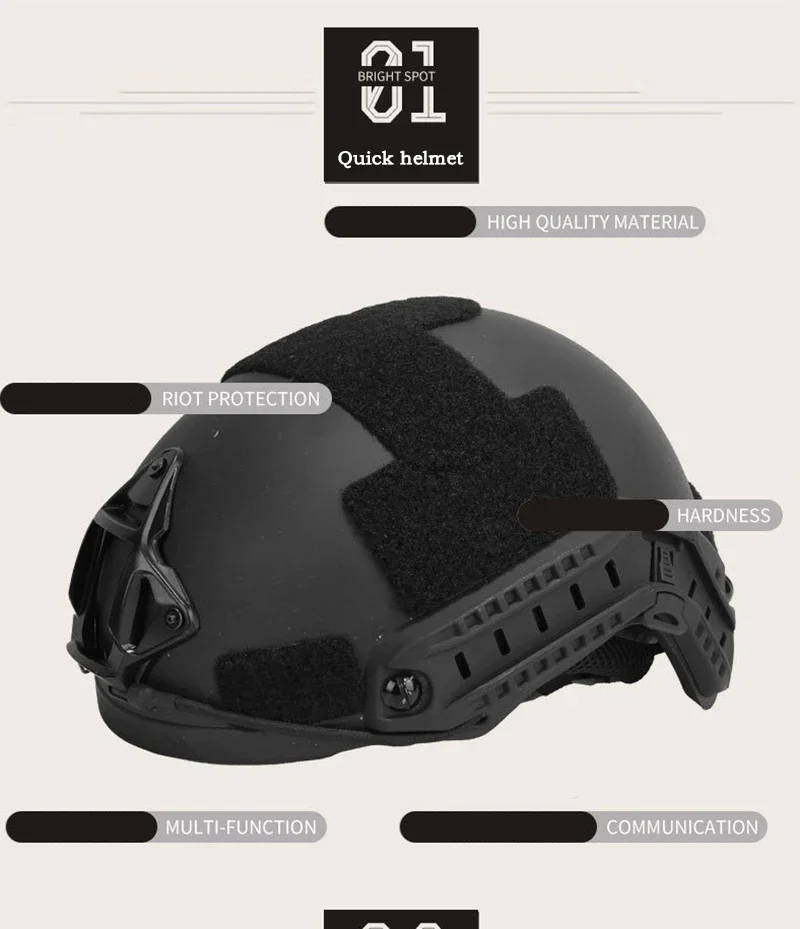 Casco en entorno de caza