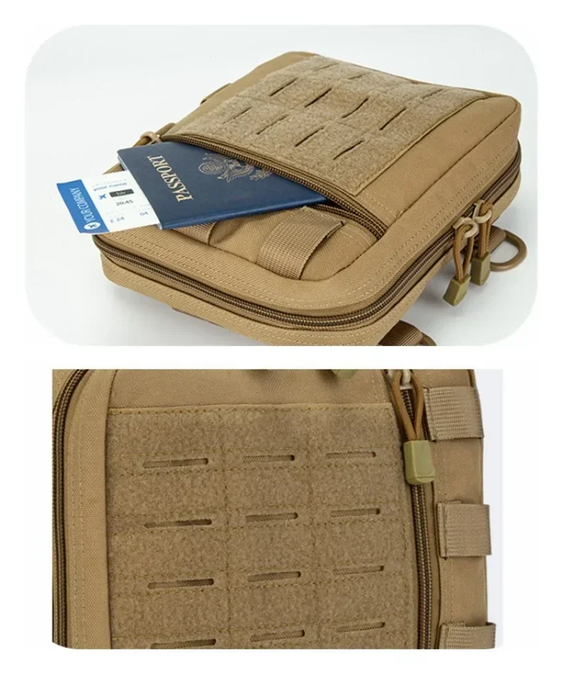 Bolsa táctica MOLLE de nailon para botiquín y utilidad - imagen 2