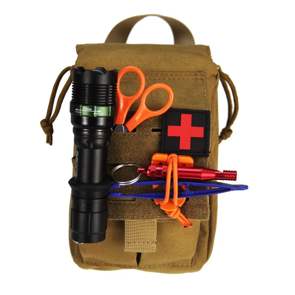Bolsa táctica MOLLE EDC pequeña para herramientas y torniquete - imagen 4