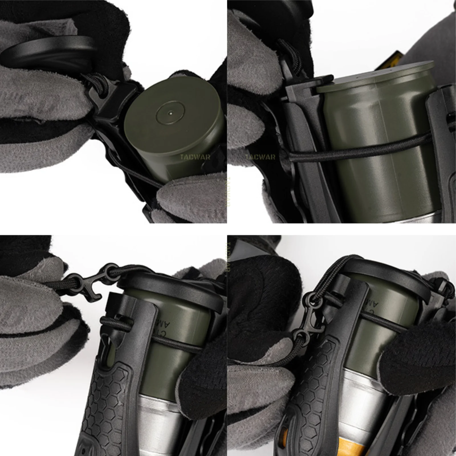Portagranadas MOLLE M433 para réplica de granada de airsoft de 40 mm - imagen 4