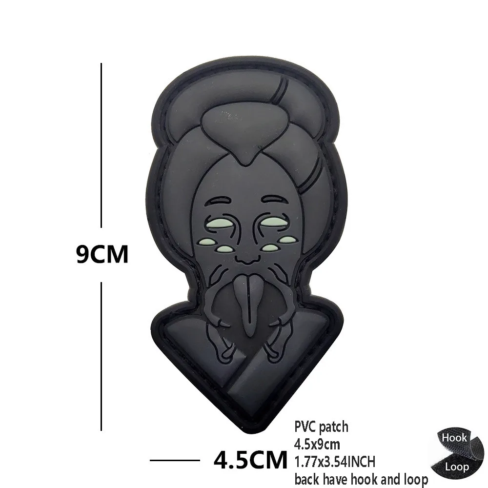 Parche Medusa táctico MOLLE de PVC para equipar - imagen 2