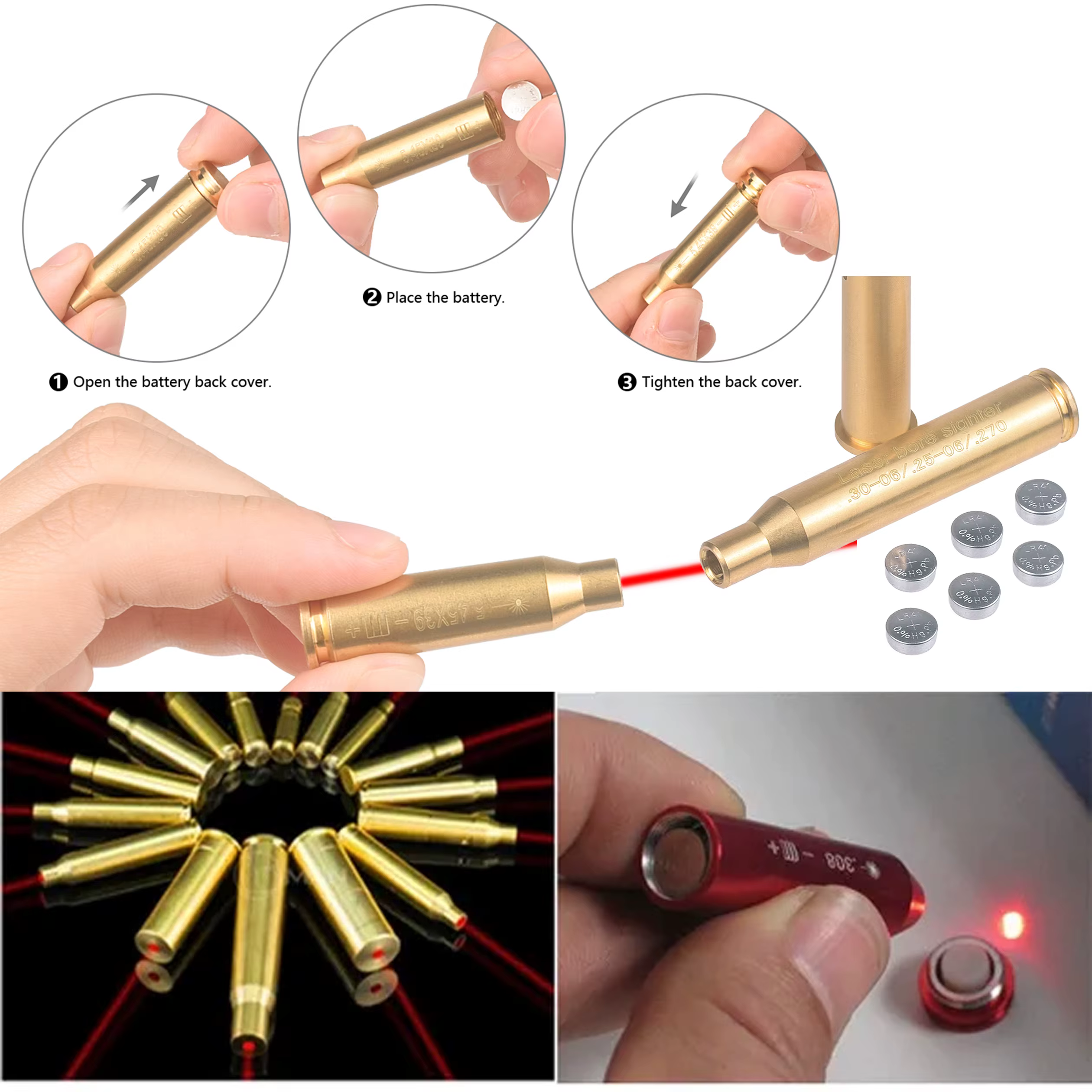 Colimador láser táctico para entrenamiento de tiro compatible - imagen 4