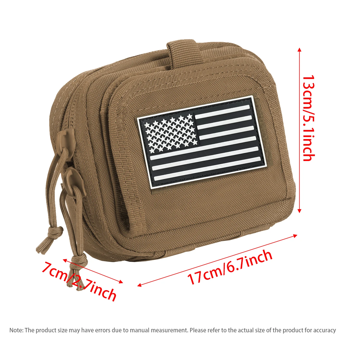 Bolsa transparente de cintura para tarjetas, llaves y accesorios - imagen 2