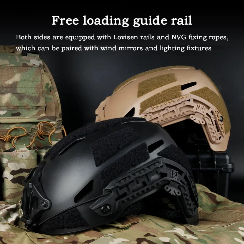 Lovisen casco táctico ABS con suspensión Wendy para protección táctica - imagen 4