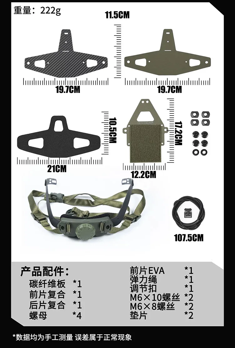 Soporte tipo head-mount para usar sobre la cabeza