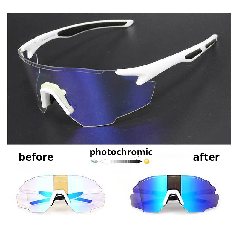 Gafas de ciclismo UV400 fotocromáticas MTB para exterior - imagen 5