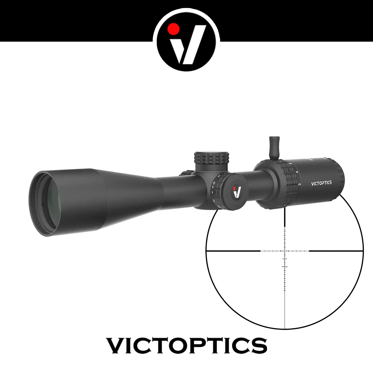 Mira telescópica VictOptics SOI 3-9×40 SFP con torreta tapada para aire comprimido - imagen 3