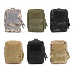 Bolsa táctica MOLLE con riñonera EDC y soporte magnético para móvil