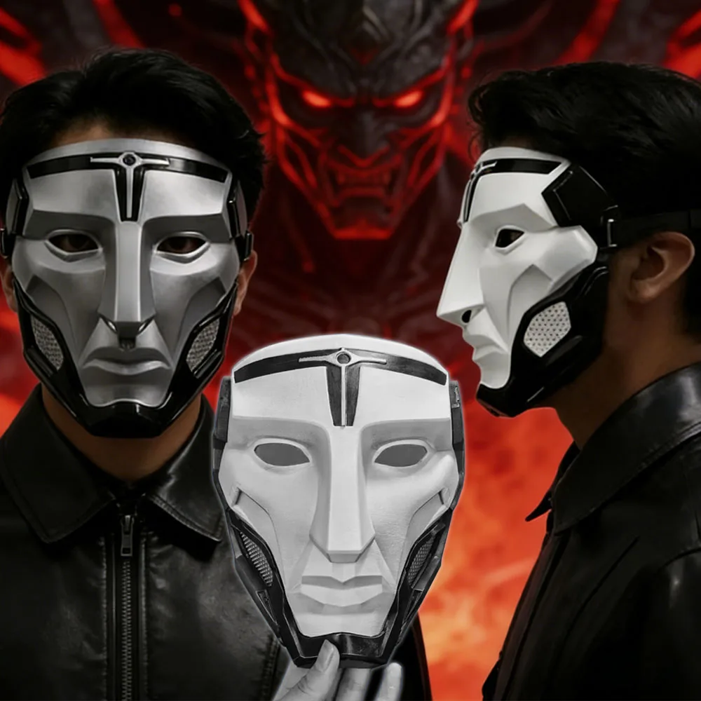 Gekros Raven Warden máscara cosplay tridimensional alta precisión - imagen 4