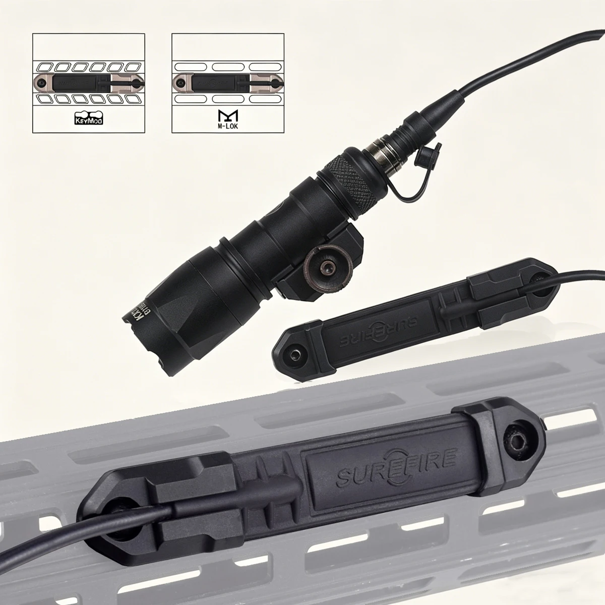 Surefire M600B linterna táctica LED con interruptor remoto - imagen 2