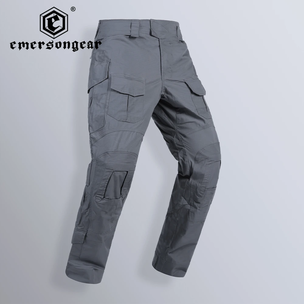 EMERSONGEAR G3 Pantalones tácticos con rodilleras Multi-camo verde