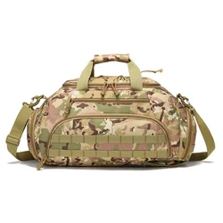 Bolsa táctica impermeable con sistema MOLLE y compartimento para botas