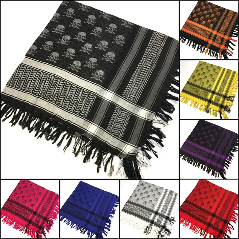 Shemagh Yashmagh con borlas en textura ligera