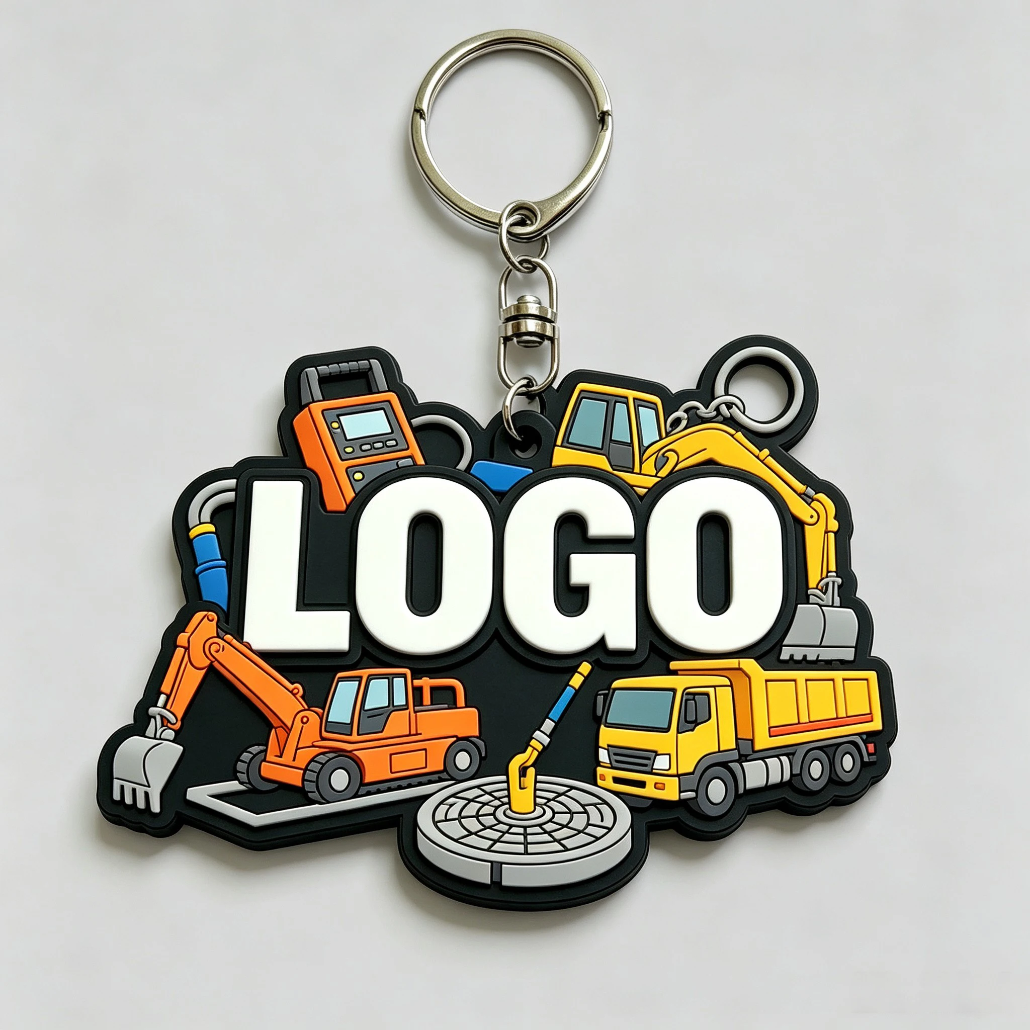 Llavero PVC Personalizado con Logotipo – Goma Flexible 2D/3D - imagen 5