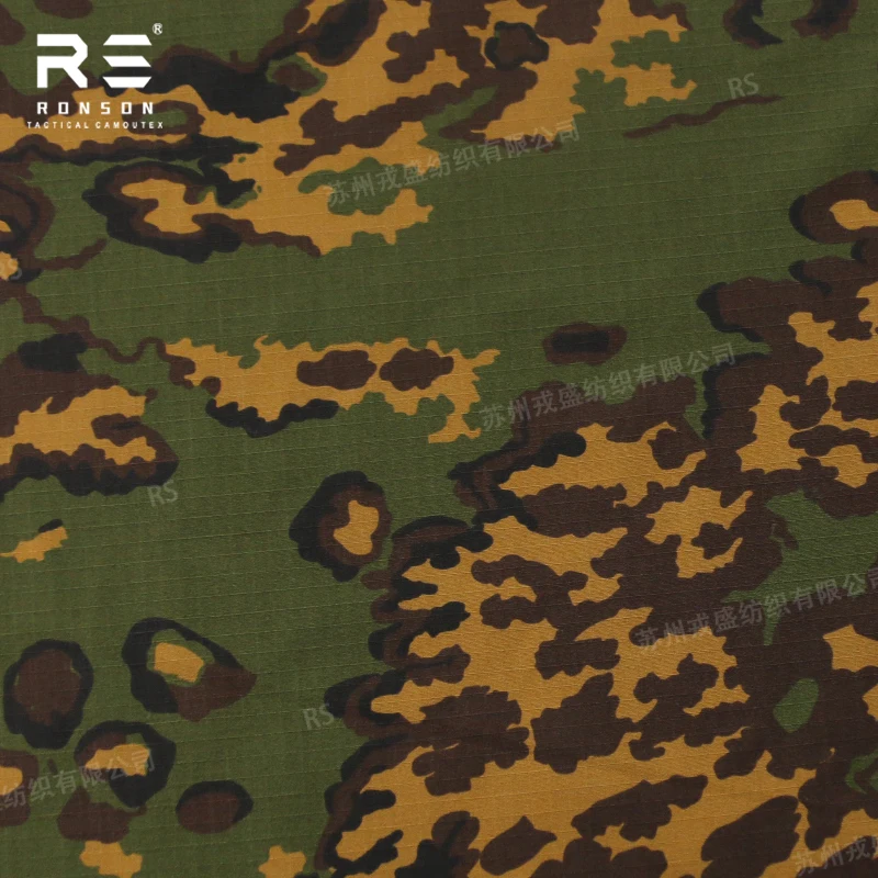 Tela camuflaje táctico NYCO ripstop para uniformes y equipo militar