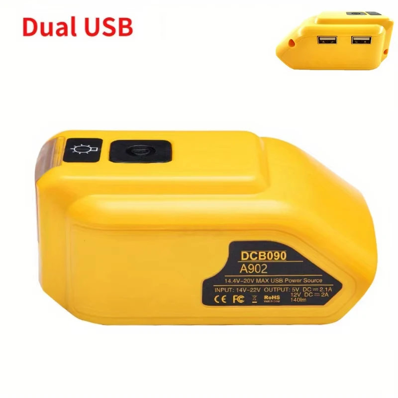 Cuerpo en ABS amarillo, diseño compacto