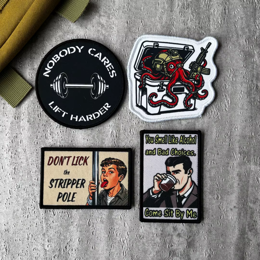 Parche táctico emblema militar con gancho y bucle para chaleco