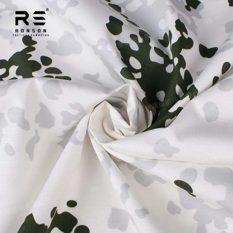 Tela táctica ripstop NYCO Flecktarn alemana para nieve - imagen 3