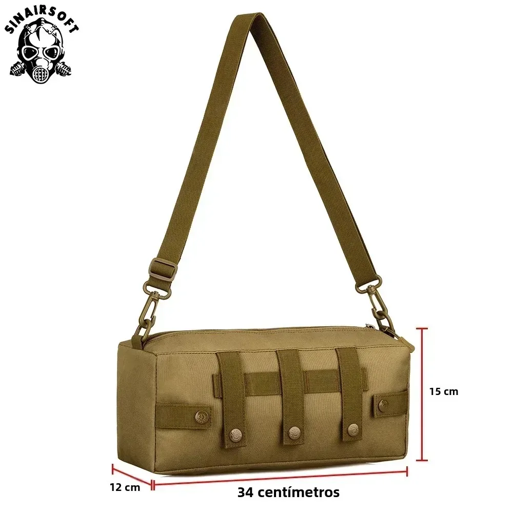 Bolsa tactica MOLLE de cintura con capacidad para senderismo y camping - imagen 4
