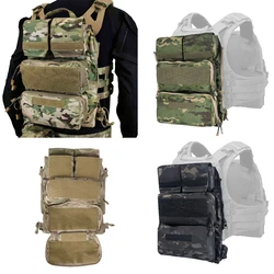 Chaleco táctico Crye Precision estilo con panel trasero y cierre