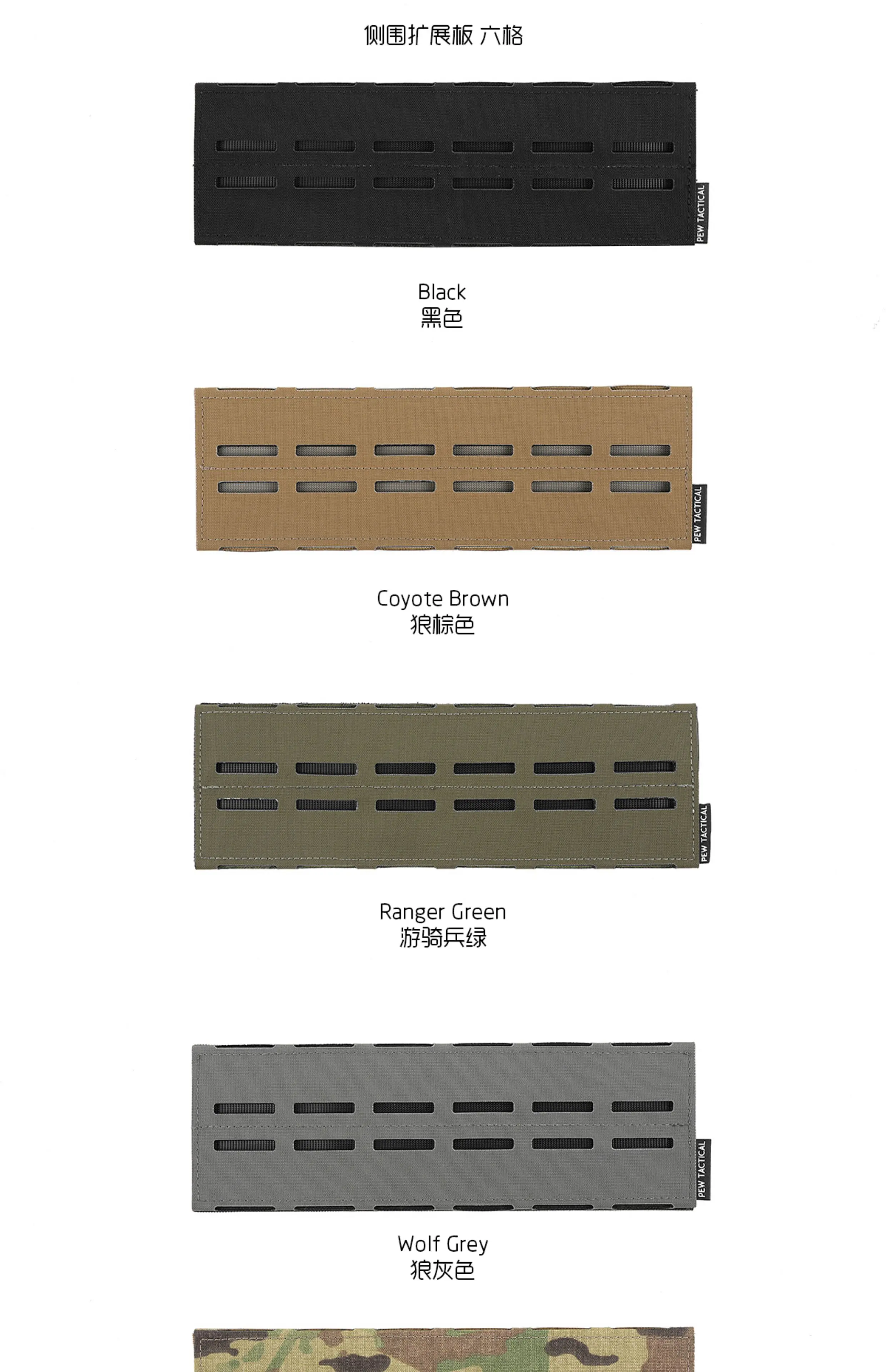 Varios ángulos de la placa