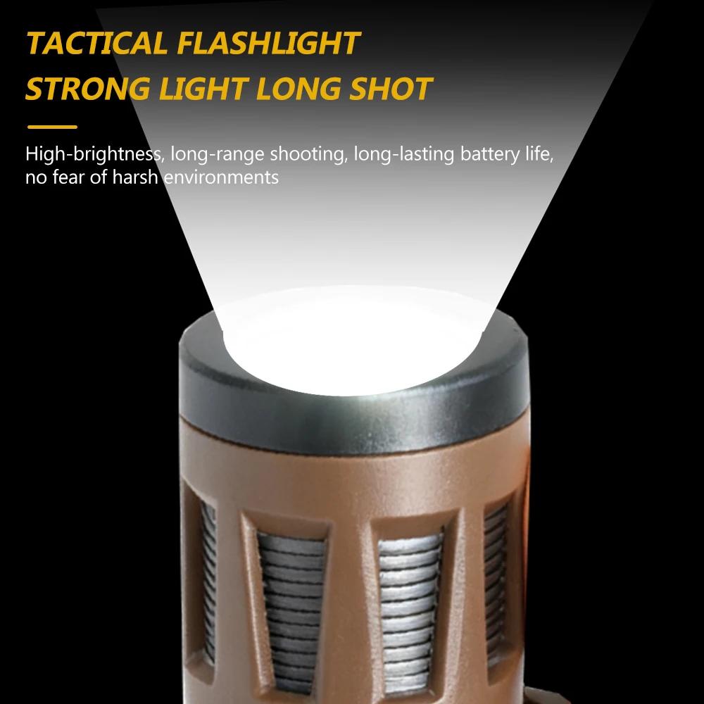 Linterna Táctica BOOIU WML-G2 LED Portátil para Equipamiento Militar