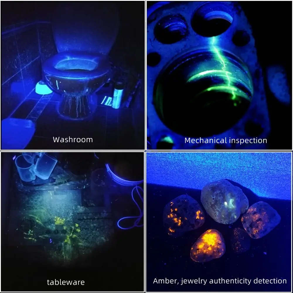 Linterna UV luz negra recargable USB para curado y marcaje - imagen 5