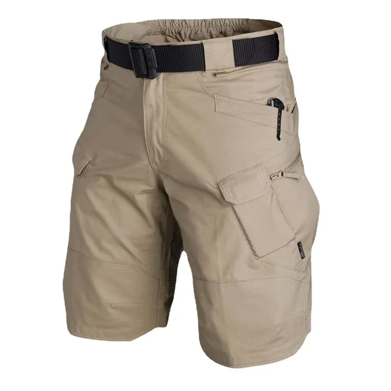 Pantalones cortos tácticos hombre secado rápido multi bolsillos