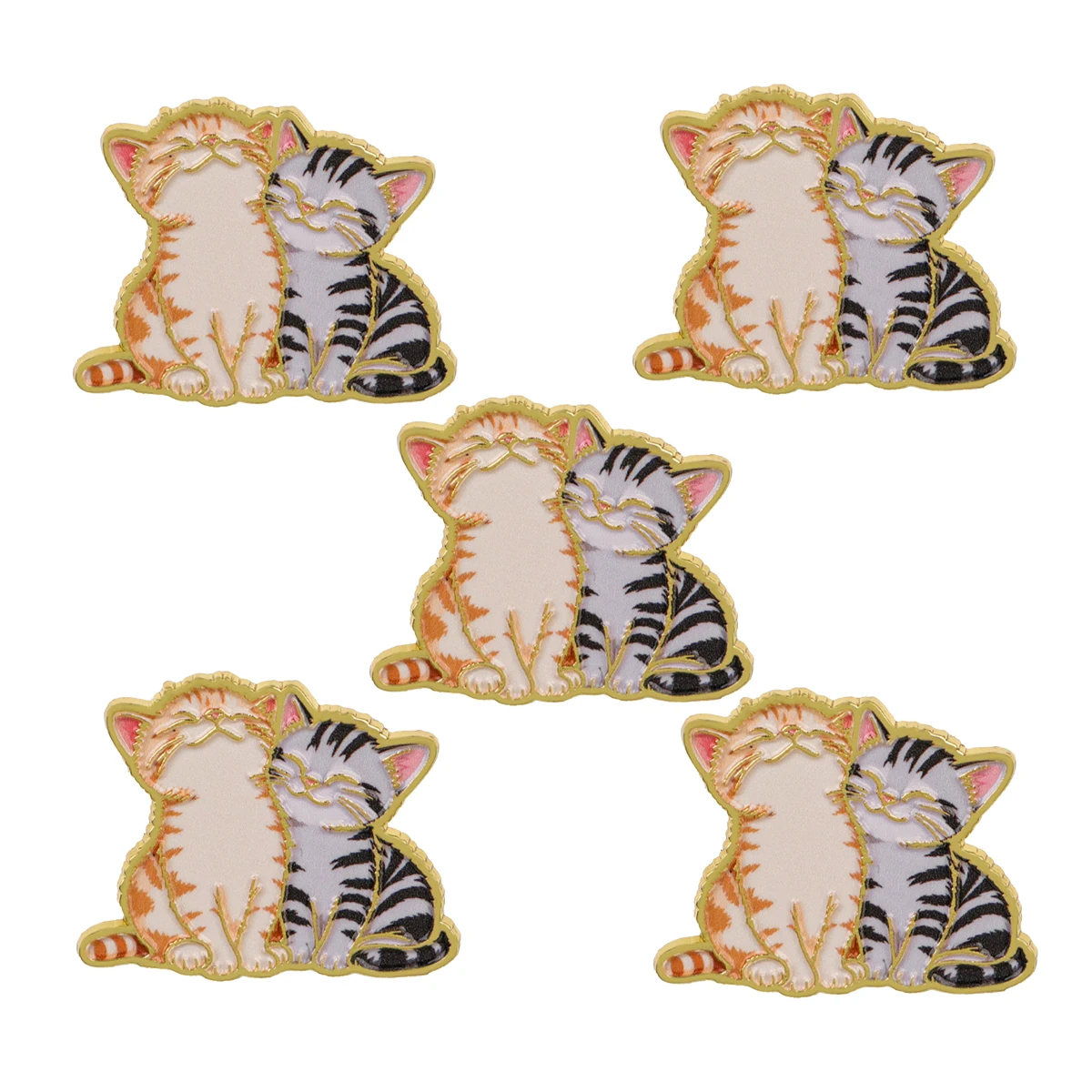 Pin de solapa esmalte gato para ropa y mochila - imagen 4