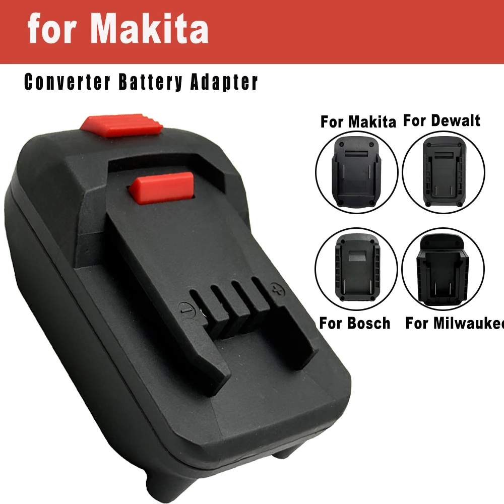 Adaptador baterías Makita Bosch Milwaukee DeWalt para Parkside