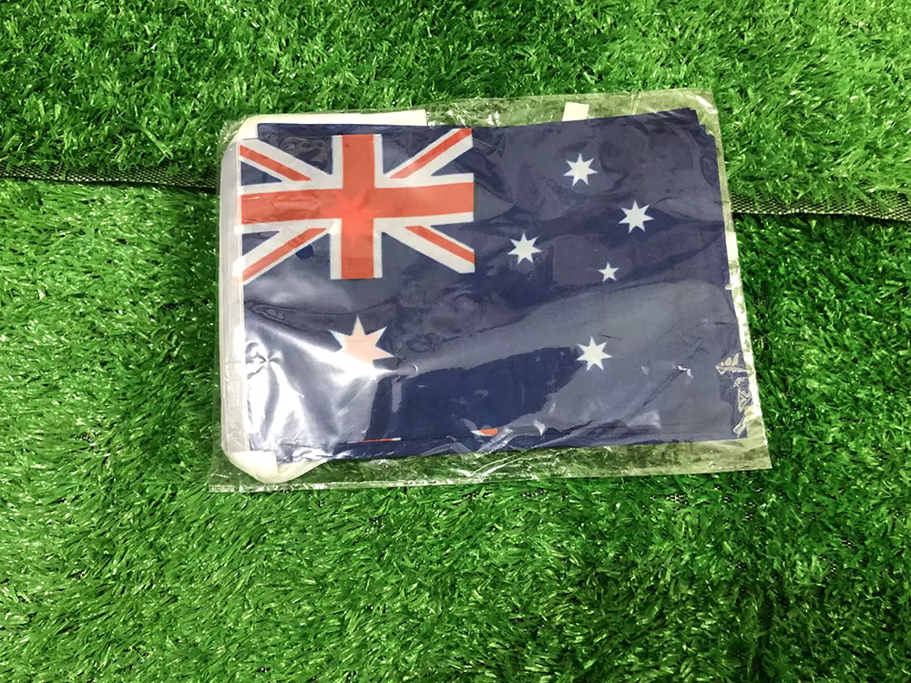 Banderín individual de Australia mostrando el diseño completo