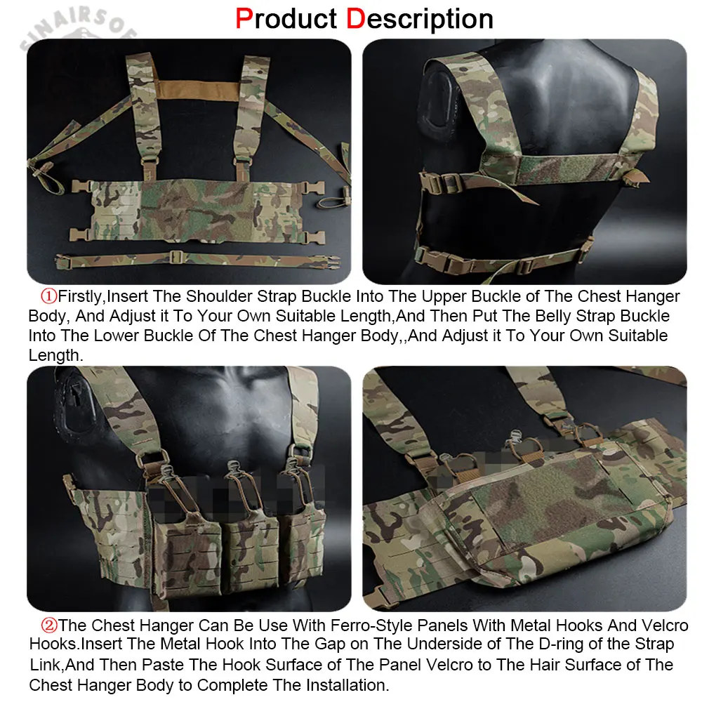 Chaleco táctico con diseño MOLLE