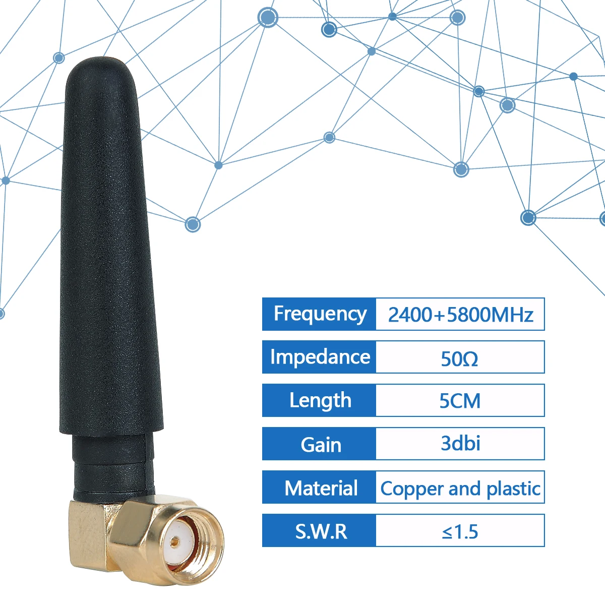 Antena omnidireccional para entornos variables