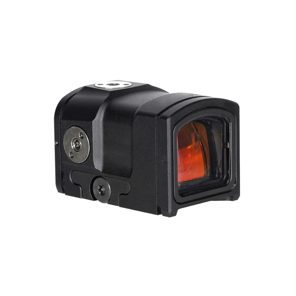 Vista frontal de la mira táctica reflex P-Style 3.5 MOA