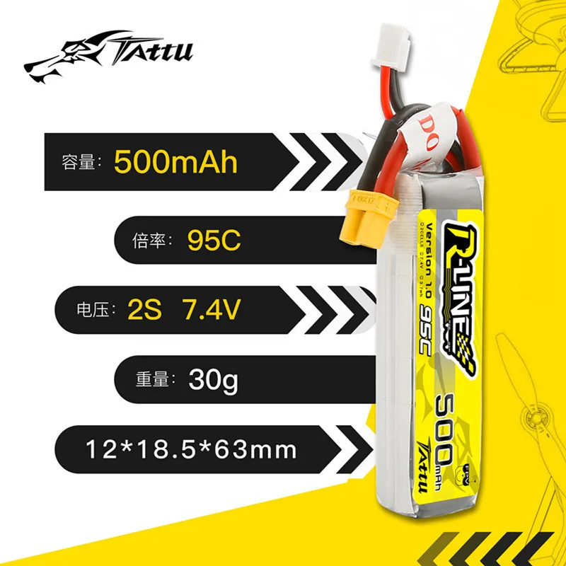 TATTU R-LINE Batería LiPo para RC FPV Drone - imagen 5