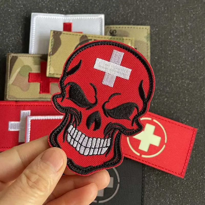 Parche táctico bordado bandera suiza reflectante IR para MOLLE - imagen 5