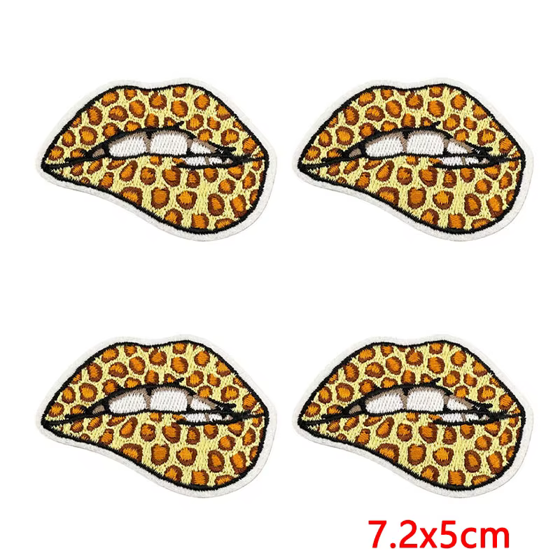 Parche termoadhesivo leopardo bordado para ropa y accesorios - imagen 4