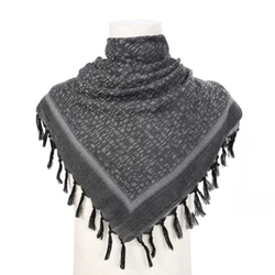 Shemagh algodón con borlas - Pañuelo táctico senderismo exterior