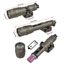 Linterna táctica SureFire M300B/M600B con montaje Picatinny AXON