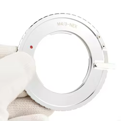 Adaptador montura lente manual metálico – Soporte cámara
