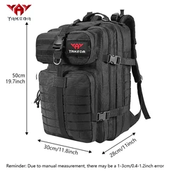 Mochila táctica YAKEDA 45L camuflaje ligera para montaña