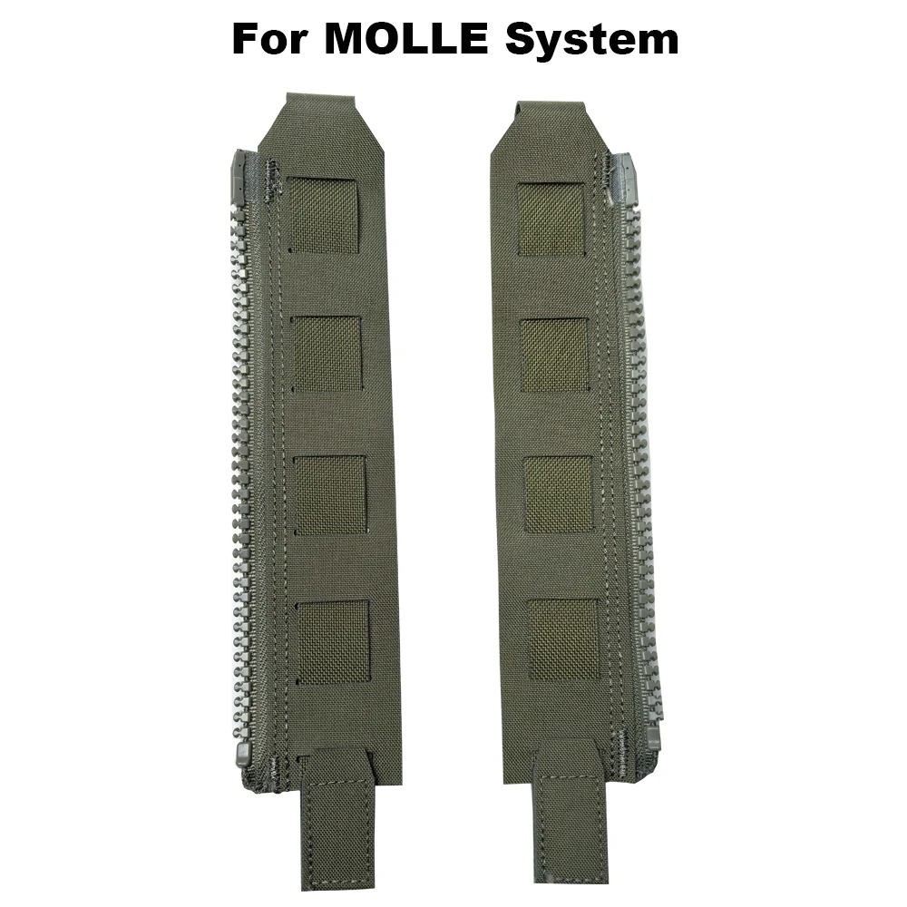 Panel trasero táctico MOLLE Ferro modular con cierre de cremallera - imagen 2
