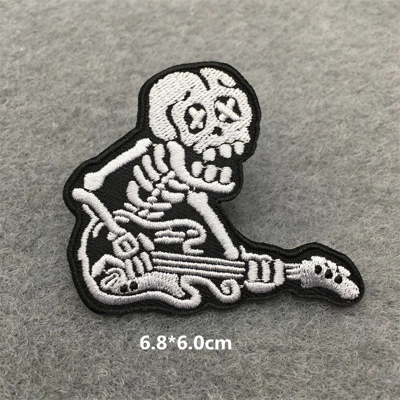 Parches termoadhesivos calavera y anime para ropa tactica - imagen 4