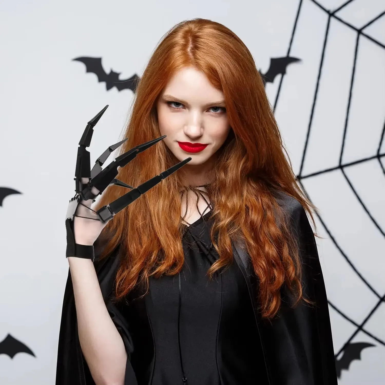 Guantes con dedos postizos y garras para Halloween - imagen 2