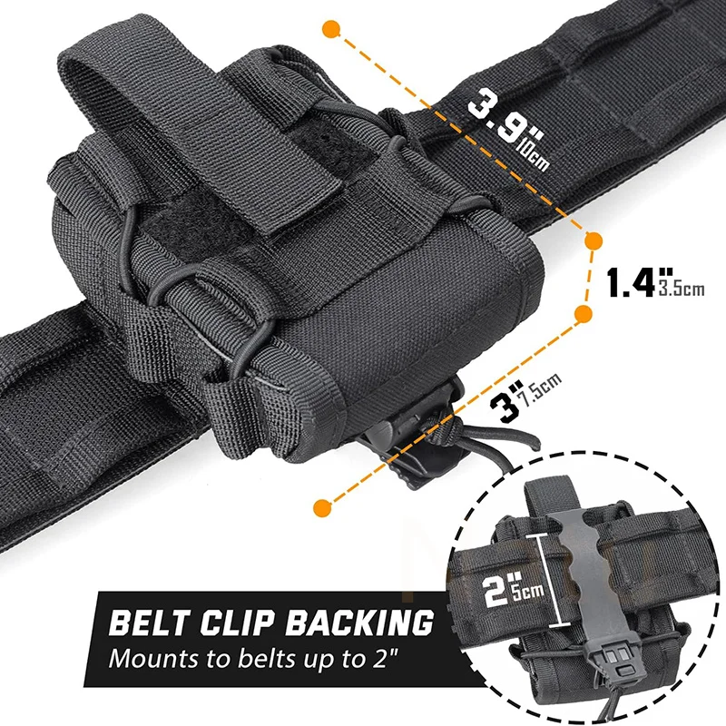 Funda portaesposas ASP sistema MOLLE para cinturón táctico - imagen 3