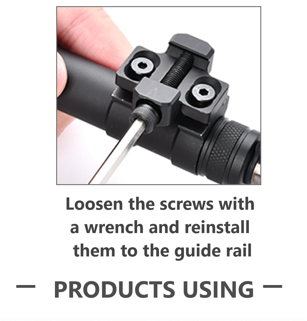 Base de linterna WADSN detalle