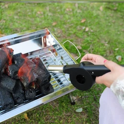 Ventilador portátil soplador aire barbacoa para camping picnic