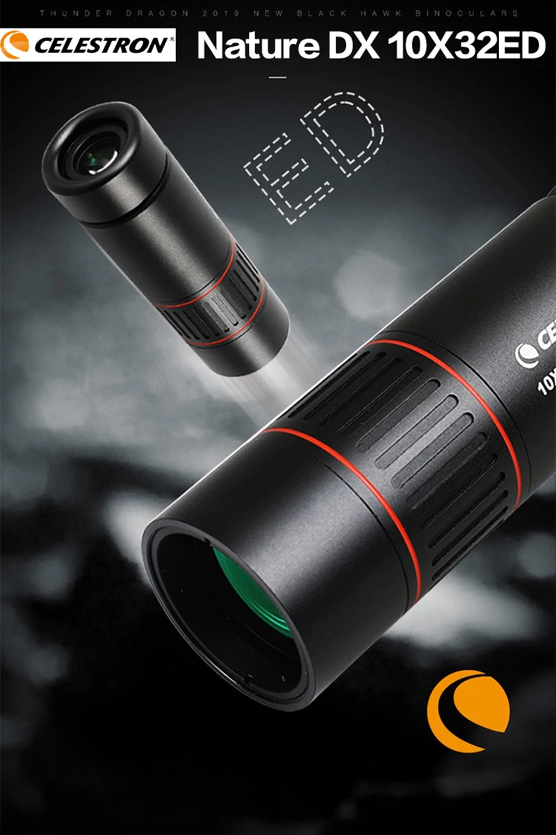 Monocular Celestron Nature DX-ED en uso